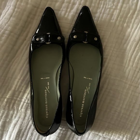 Sigerson Morrison Black Patent Flats • Size 8 - Picture 7 of 8